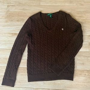 Polo Ralph Lauren women v neck sweater